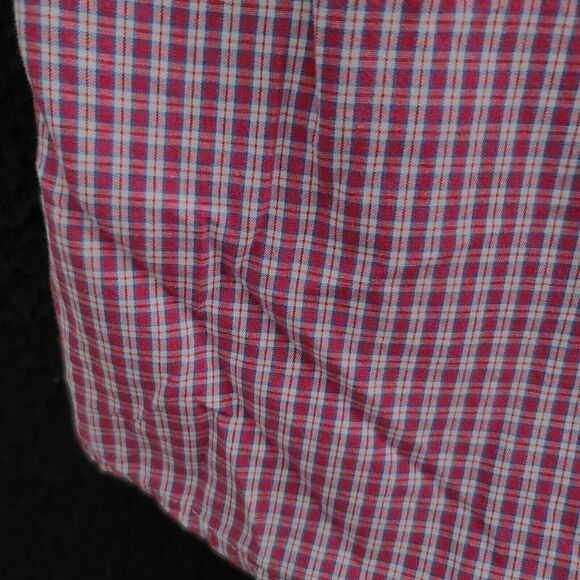 Chaps Custom Fit Mens Button Down Shirt Multicolor Size XXL Cotton Blend Logo - Picture 11 of 11